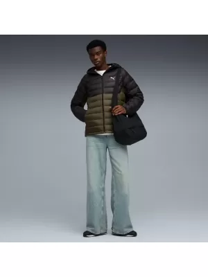 Pánská bunda PUMA PACKLITE HOODED DOWN JACKET 685221-70 ZELENÁ