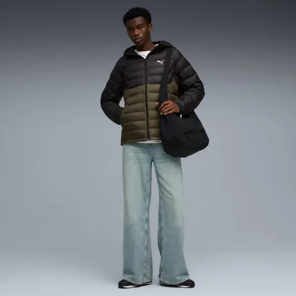  Pánská bunda PUMA PACKLITE HOODED DOWN JACKET 685221-70 ZELENÁ 