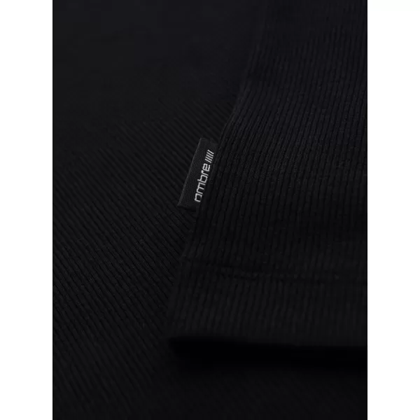  Pánské triko OMBRE OM-TSBT-0239 BLACK 