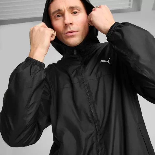  Pánská větrovka PUMA ESS REGULAR WINDBREAKER 684625-01 ČERNÁ 