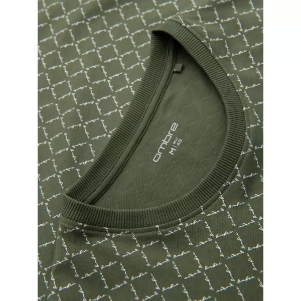  Pánská košile OMBRE OM-TSFP-0250 OLIVE 