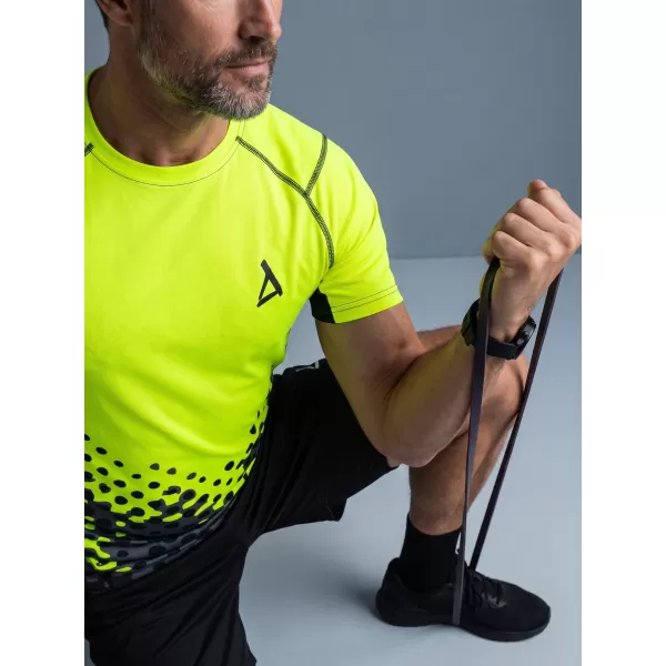  Pánské funkční kompresní triko premium ALTISPORT VOJ/ALM109TR04 FLUO YELLOW 