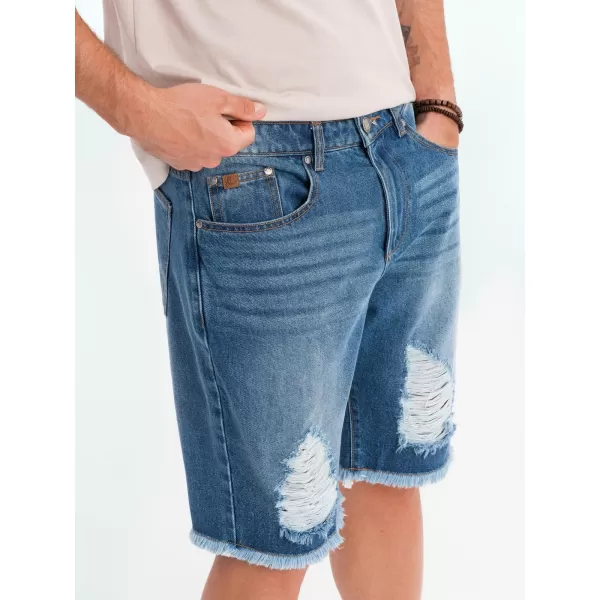  Pánské kraťasy OMBRE OM-SRDS-0157 BLUE 