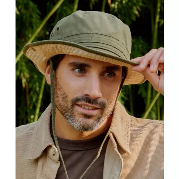  Klobouk Atlantis | Globe Trotter-S OLIVE 
