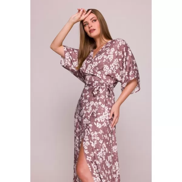  Dámské šaty STYLOVE S405 BROWN 