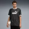 Pánský dres PUMA ESS STRIPED JERSEY 688263-01 ČERNÁ