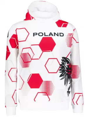 Pánská funkční mikina premium ALTISPORT VOJ/ALM036PL/MI01 HEXA-WHT