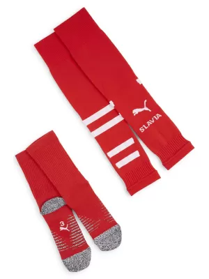 Fotbalové stulpny PUMA TEAM SKS GRAPHIC SOCKS PROMO 775220_03 PUMA RED/PUMA WHITE