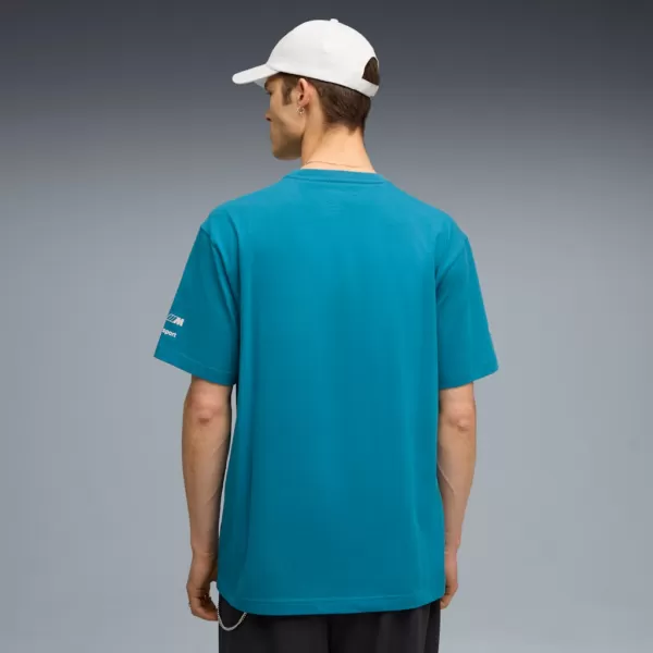  Pánské triko PUMA BMW MMS BOLD GRAPHIC TEE 632914-06 MODRÁ 