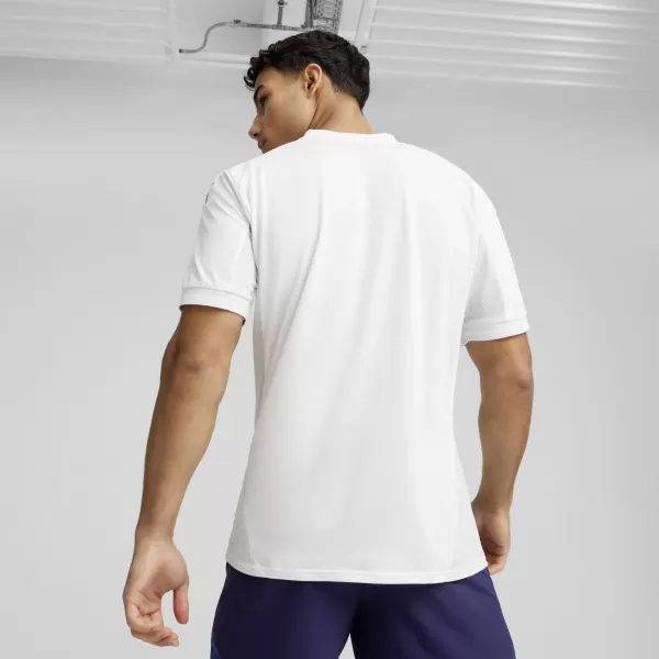  Pánské sportovní triko PUMA TEAMFINAL JERSEY 705737_04 PUMA WHITE/BLACK/FEATHERGRAY 