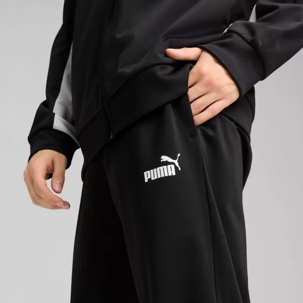  Pánská souprava PUMA POLY COLORBLOCK SUIT 687304-01 ČERNÁ 