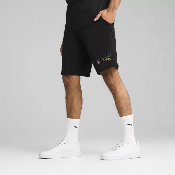  Pánské kraťasy PUMA LOVE UNITED SHORTS 10 TR 684701_01 PUMA BLACK 
