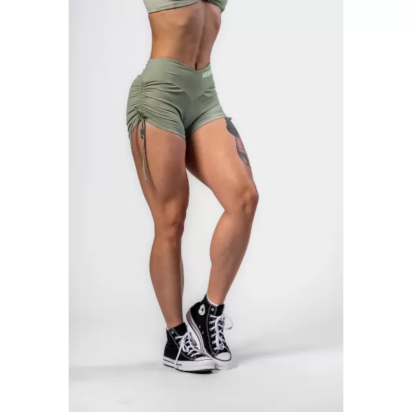  NEBBIA Push-up šortky se šněrováním STRONG BEAUTY 429 LIGHT GREEN 