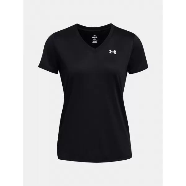  Dámské triko UNDER ARMOUR TECH SSV- SOLID 1384229-001 ČERNÁ 