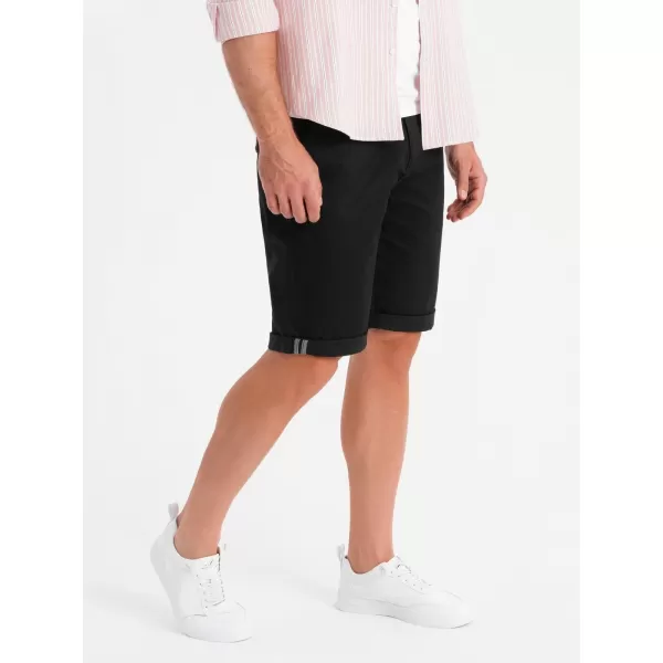  Pánské kraťasy OMBRE OM-SRCS-0197 BLACK 