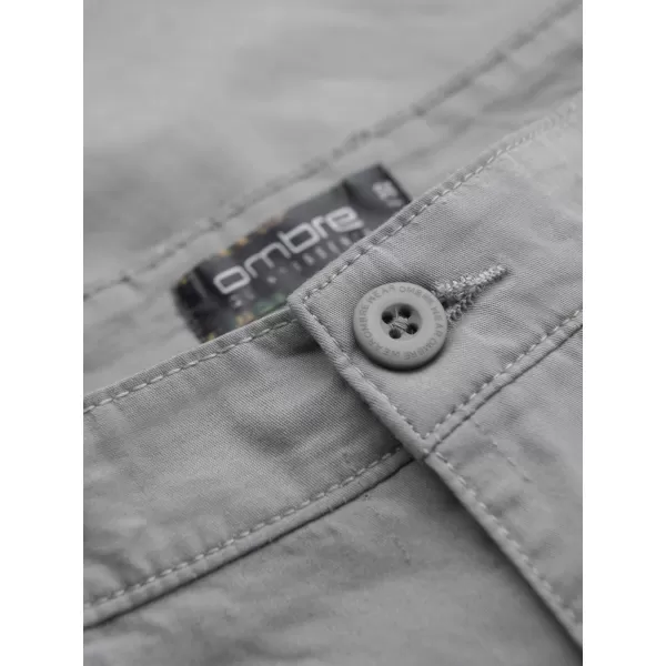  Pánské kraťasy OMBRE OM-SRCS-0197 GREY 