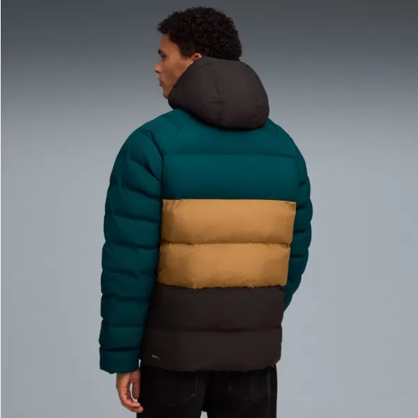  Pánská bunda PUMA MONO HOODED JACKET 688367-75 ZELENÁ 