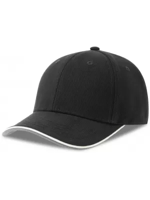 Čepice Atlantis | Pilot Piping Sandwich-S BLACK
