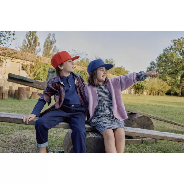  Čepice Atlantis | Kid Snap Back-S RED 