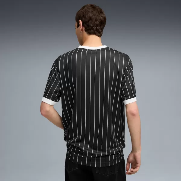  Pánský dres PUMA ESS STRIPED JERSEY 688263-01 ČERNÁ 