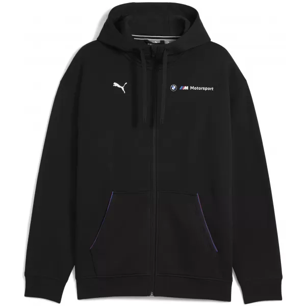  Pánská mikina PUMA BMW MMS ESS+ FZ HDED JACKET 630629_01 PUMA BLACK 