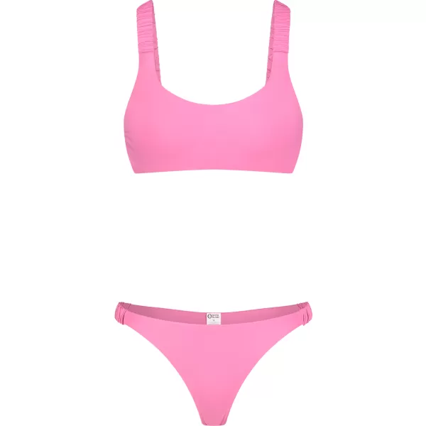  Dámské bikiny - spodní díl NORDBLANC NBSSS8239 RŮŽOVÁ 