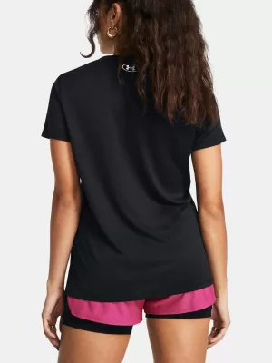 Dámské triko UNDER ARMOUR TECH SSV- SOLID 1384229-001 ČERNÁ