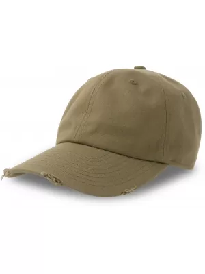 Čepice Atlantis | Dad Hat Destroyed-S OLIVE