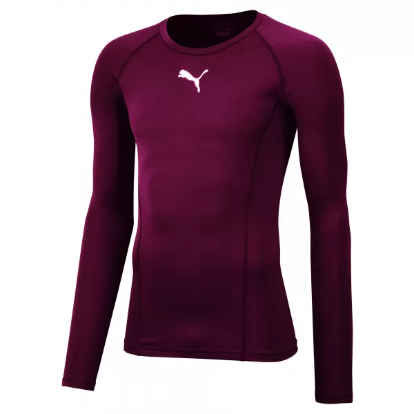  Pánské triko PUMA LIGA BASELAYER TEE LS 655920_09 CORDOVAN 