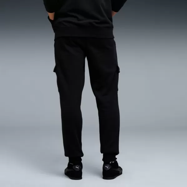  Pánské tepláky PUMA ESS CARGO PANTS FL CL 682656-01 ČERNÁ 
