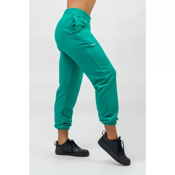  NEBBIA Sportovní volné tepláky GYM TIME 281 GREEN 