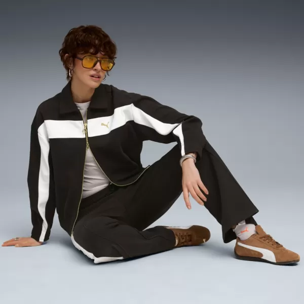  Dámská bunda PUMA T7 RELAXED TRACK JACKET 632137-01 ČERNÁ 
