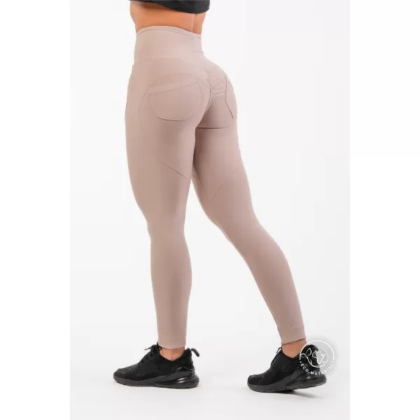  NEBBIA Lifting Effect Bubble Butt legíny s vysokým pasem 587 CREAM 