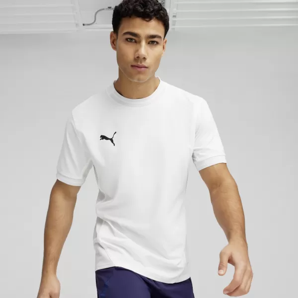  Pánské sportovní triko PUMA TEAMFINAL JERSEY 705737_04 PUMA WHITE/BLACK/FEATHERGRAY 