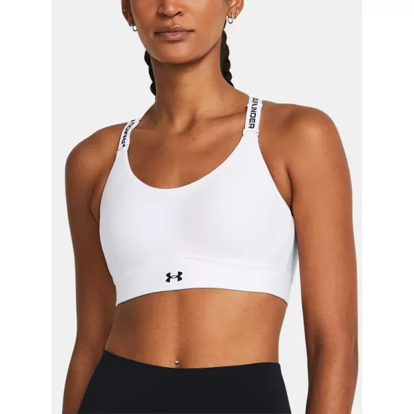  Dámská podprsenka UNDER ARMOUR INFINITY MID 2.0 BRA 1384123-100 BÍLÁ 