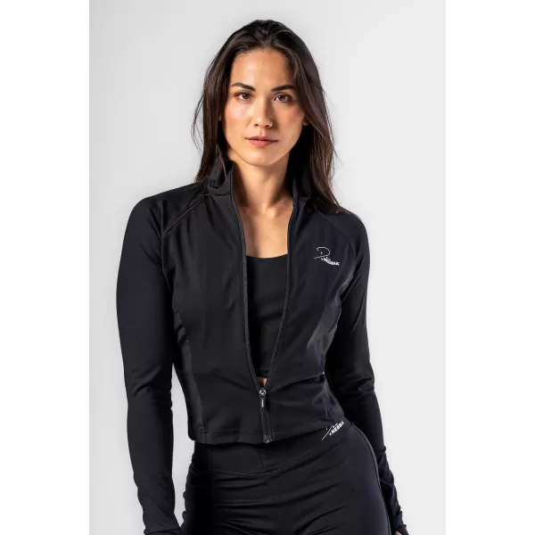  NEBBIA Deni x Fitness tracktop na zip 314 BLACK 