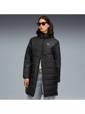 Dámský kabát PUMA ESS HOODED PADDED PARKA 685232-01 ČERNÁ