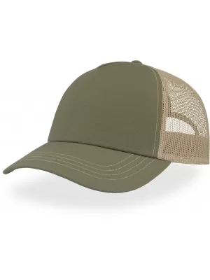 Čepice Atlantis | Rapper Canvas-S OLIVE/KHAKI