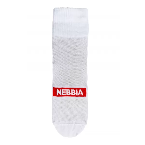  NEBBIA EXTRA MILE” crew ponožky 103 WHITE 