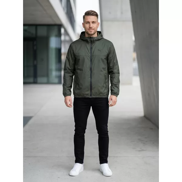  Pánská větrovka PUMA ESS REGULAR WINDBREAKER 684625-70 ZELENÁ 