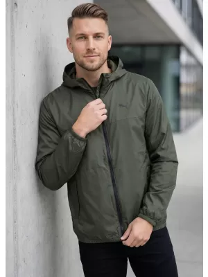 Pánská větrovka PUMA ESS REGULAR WINDBREAKER 684625-70 ZELENÁ