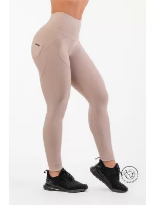 NEBBIA Lifting Effect Bubble Butt legíny s vysokým pasem 587 CREAM