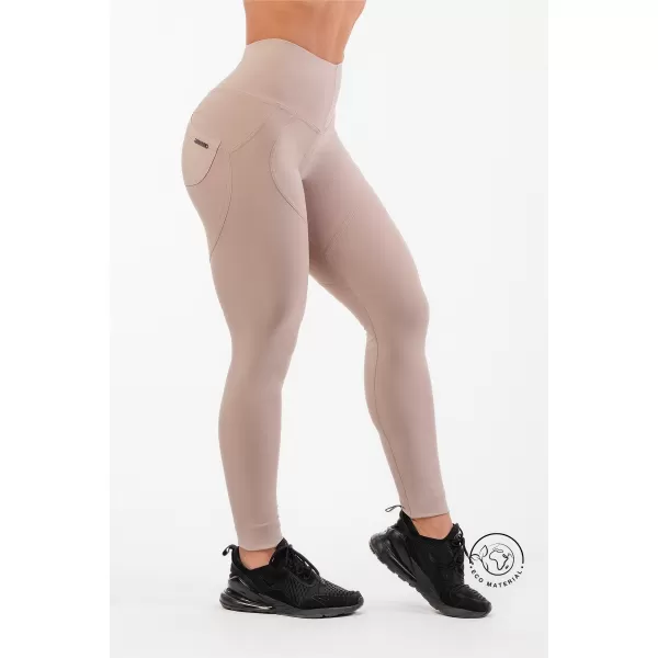  NEBBIA Lifting Effect Bubble Butt legíny s vysokým pasem 587 CREAM 