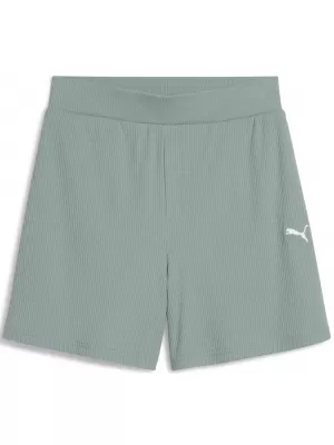 Dámské kraťasy PUMA ESS ELEVATED SHORTS 685026_30 GREEN MOON