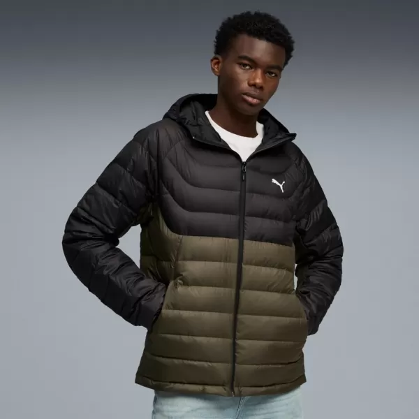  Pánská bunda PUMA PACKLITE HOODED DOWN JACKET 685221-70 ZELENÁ 