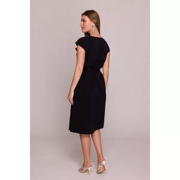  Dámské šaty STYLOVE S411 BLACK 