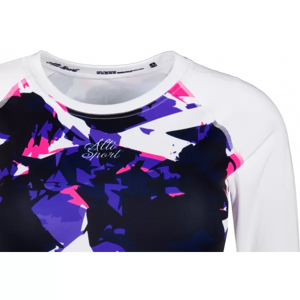 Dámský funkční crop top premium ALTISPORT VOJ/ALW110TR04 FIALOVOBÍLÁ 