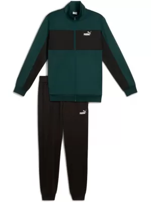 Pánská souprava PUMA POLY COLORBLOCK SUIT 687304-75 ZELENÁ