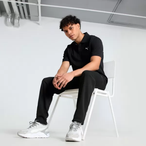  Pánské triko s límečkem PUMA ESS PIQUE POLO 682554-01 ČERNÁ 