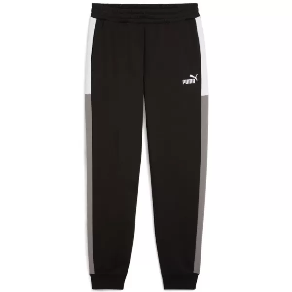  Pánské tepláky PUMA ESS BLOCK SWEATPANTS FL CL 684688-01 ČERNÁ 